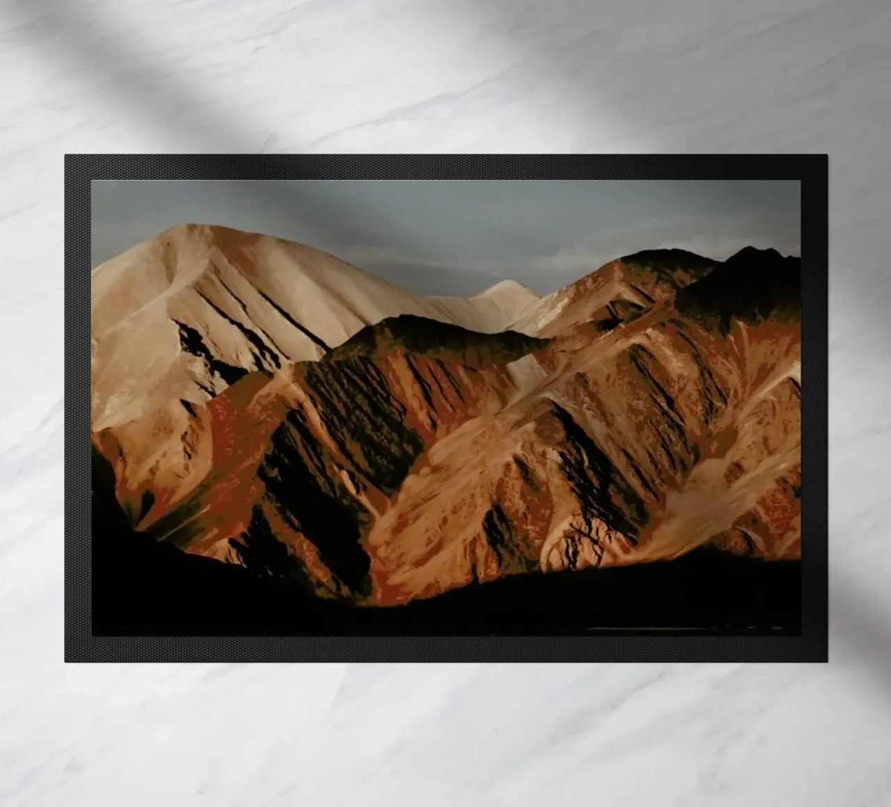 Mountain Elements Fußmatte von METROPOLIS