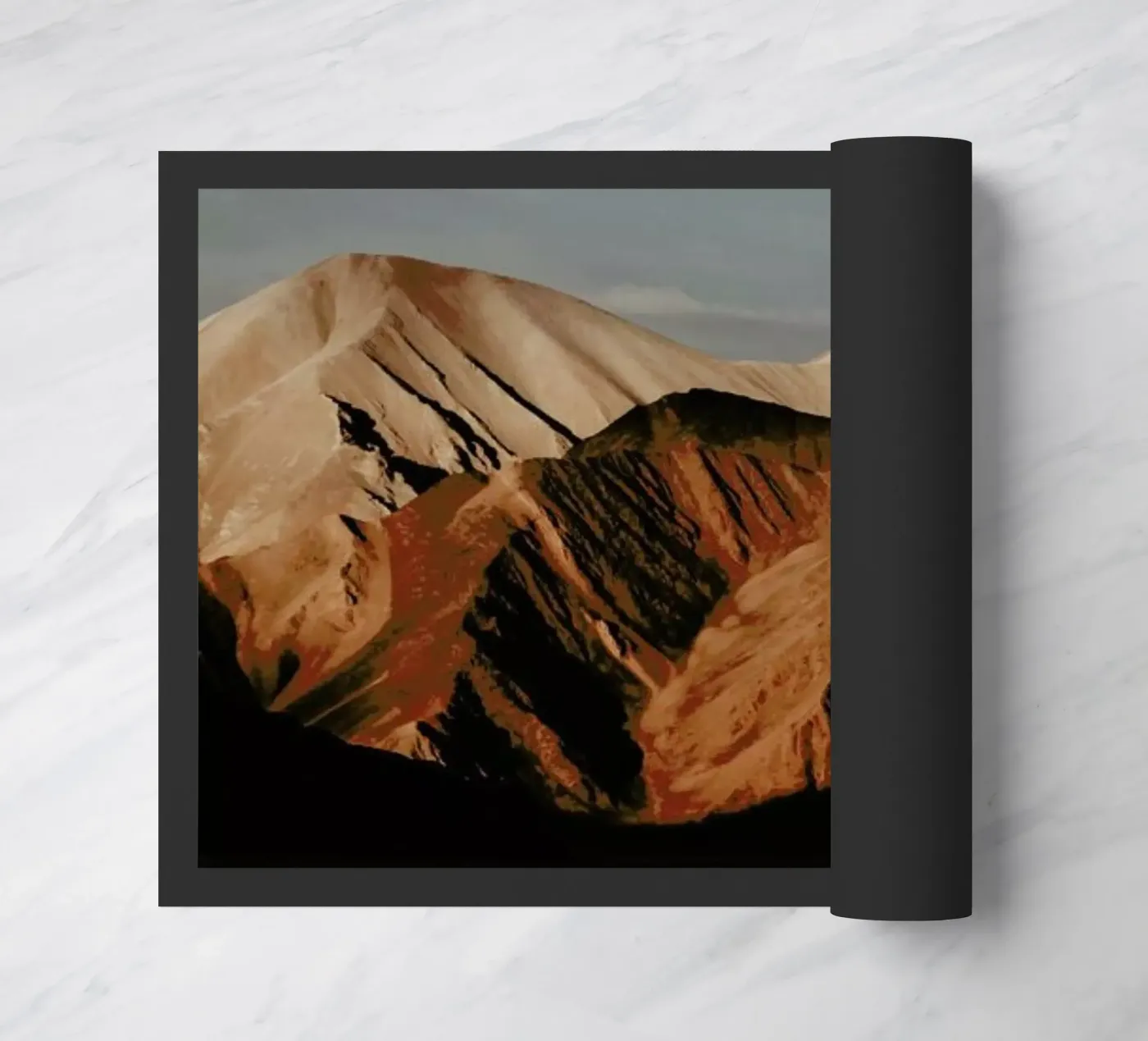 Mountain Elements Fußmatte von METROPOLIS