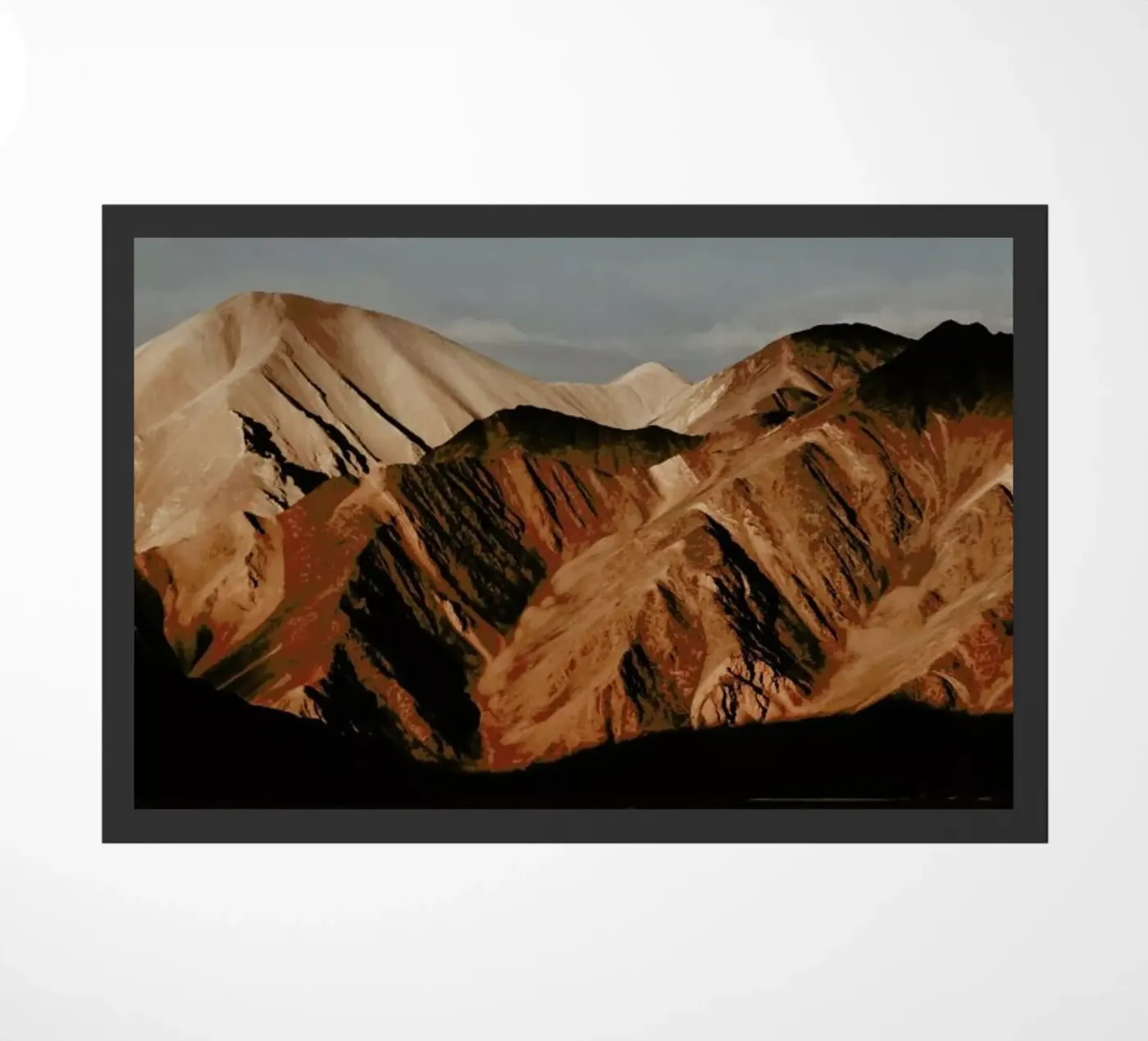 Mountain Elements Fußmatte von METROPOLIS