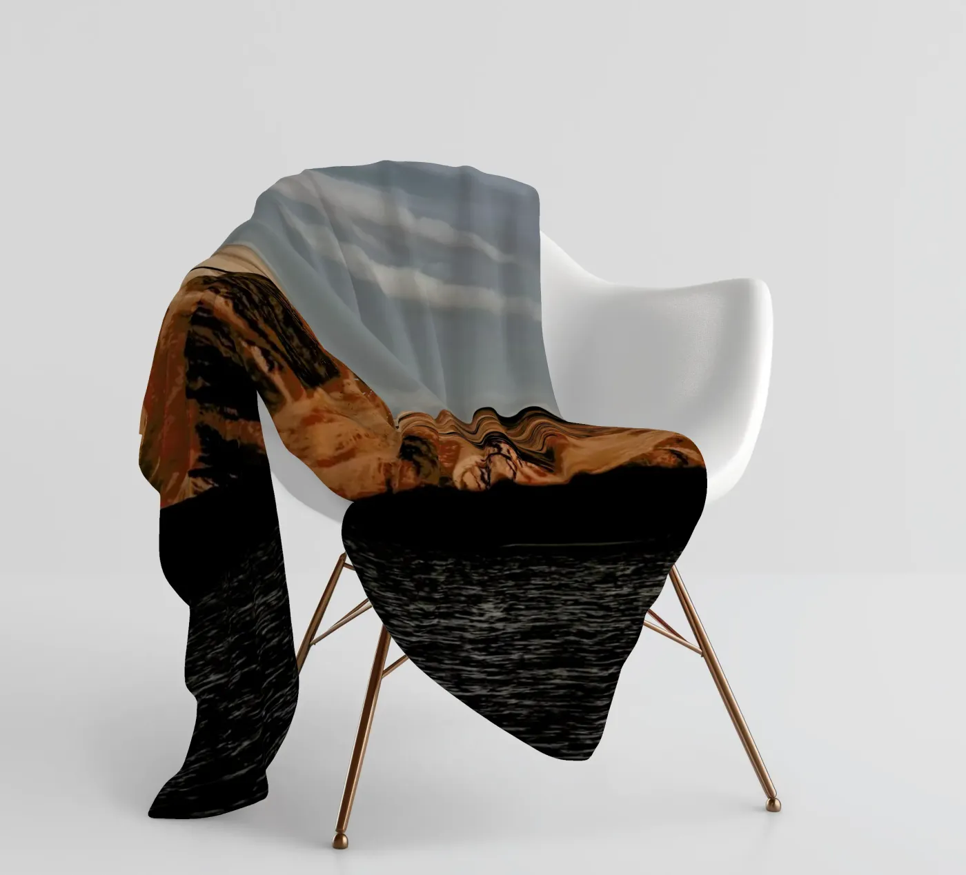 Mountain Elements plaid polaire de METROPOLIS