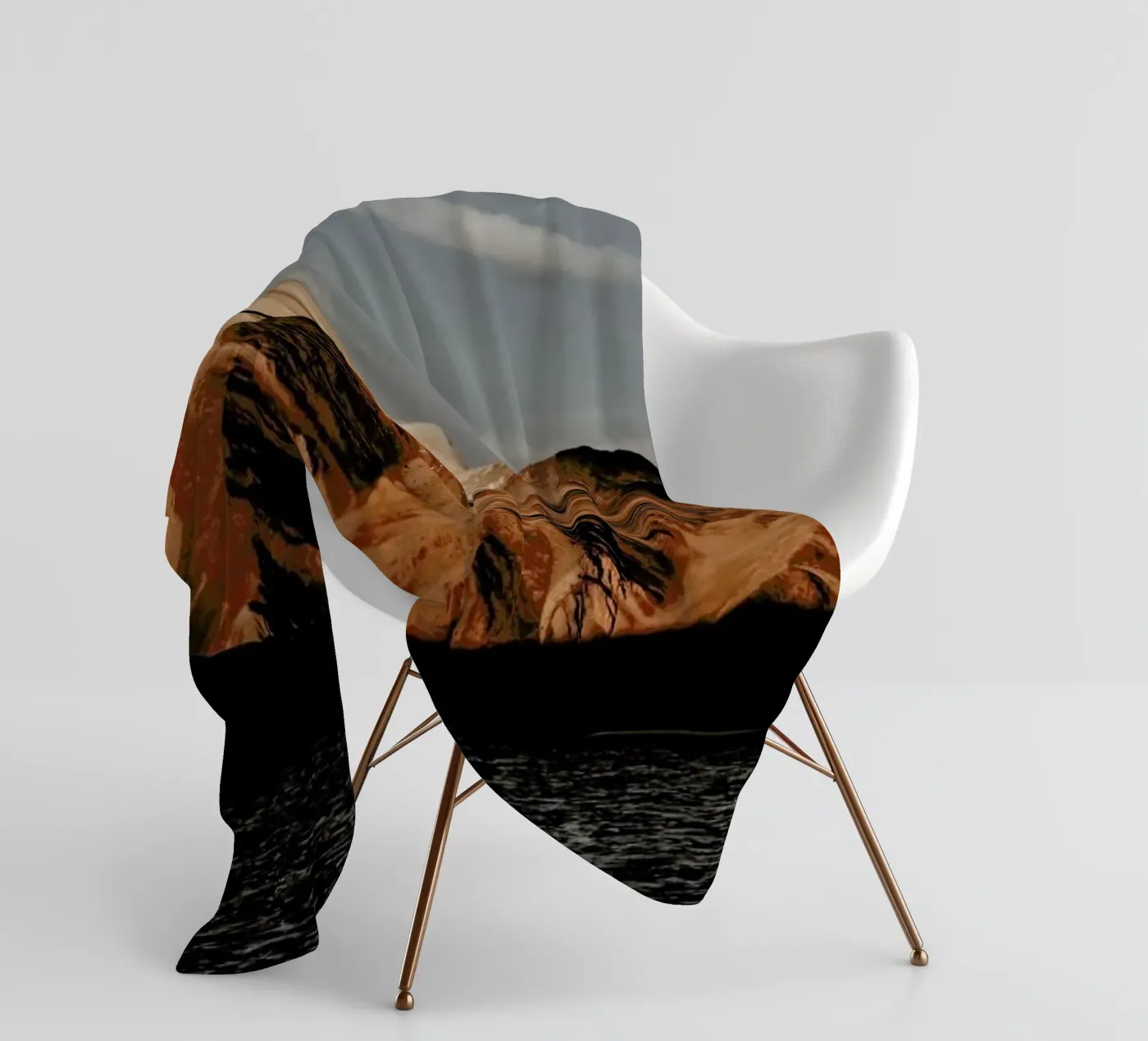 Mountain Elements plaid polaire de METROPOLIS