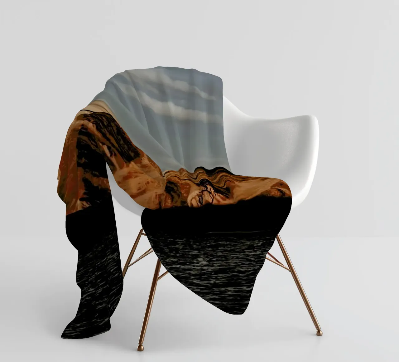 Mountain Elements Fleecedecke von METROPOLIS