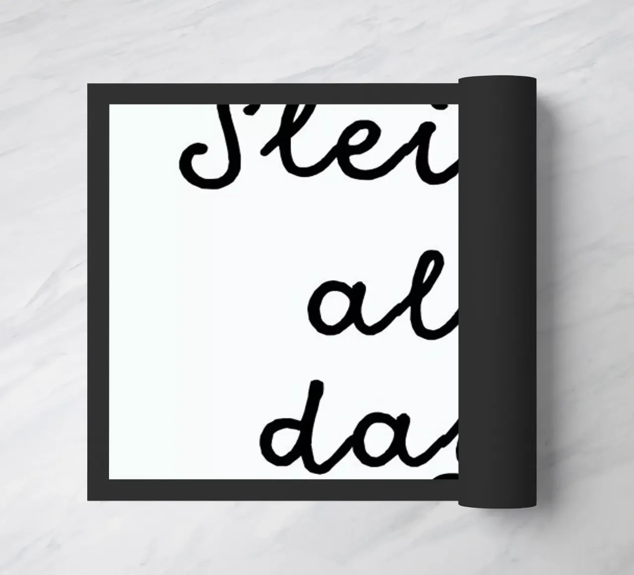 Sleigh deurmat van daylight design studio