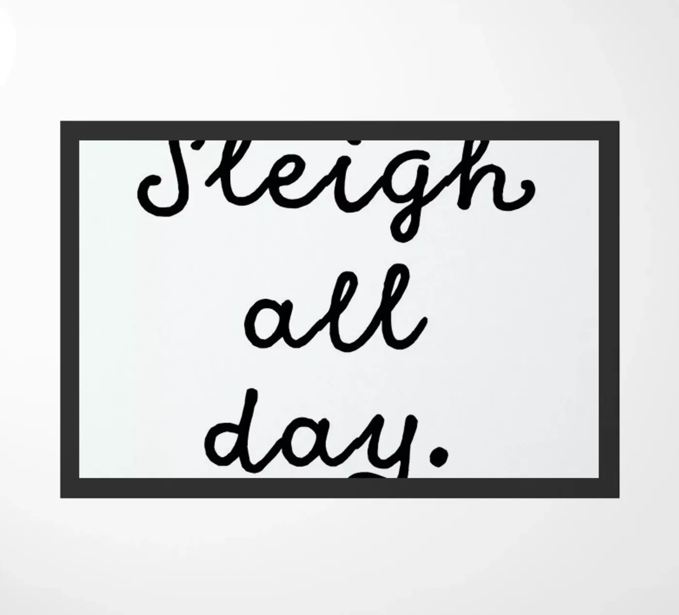 Sleigh deurmat van daylight design studio