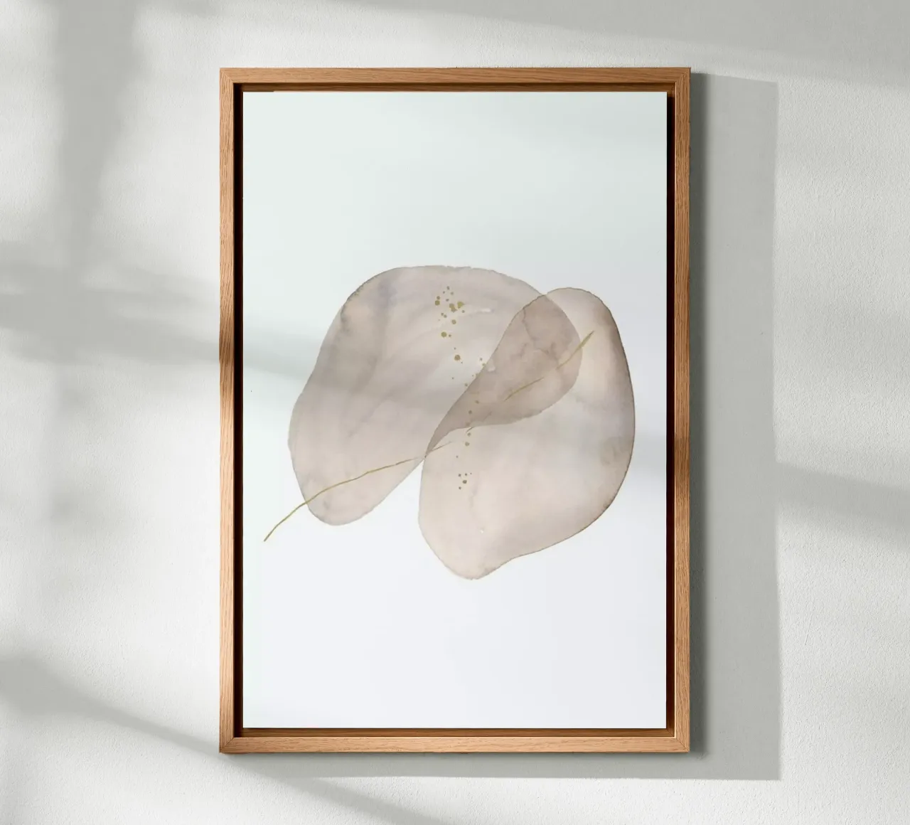 Beneath The Surface I tela con Cornice a cassetta da Graphite