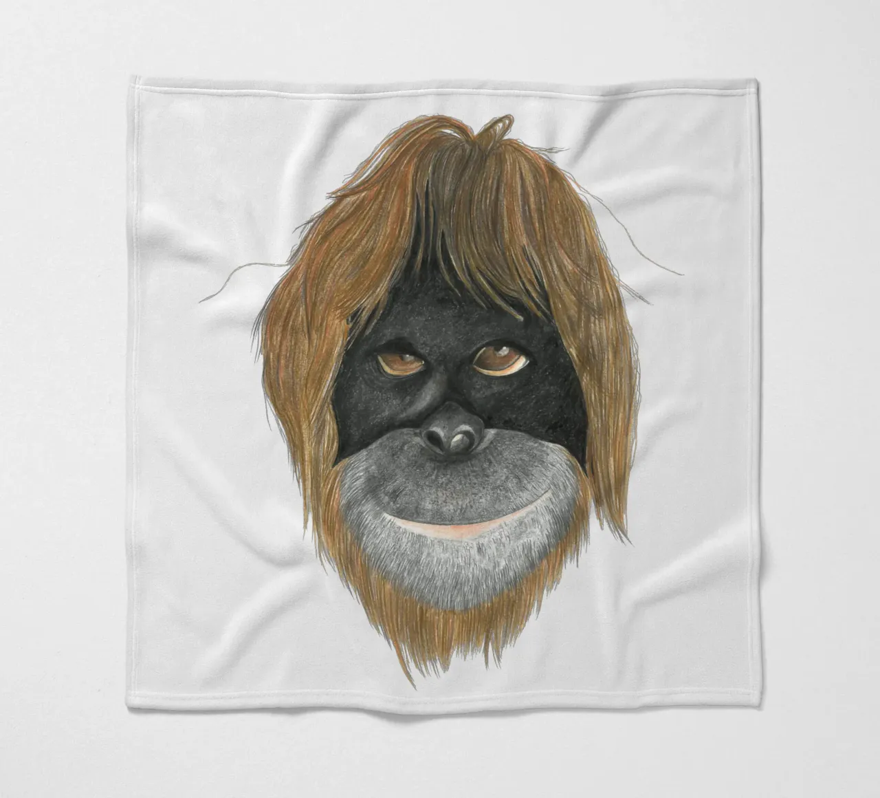Orangutan coperta in pile da PENCILS & TALES