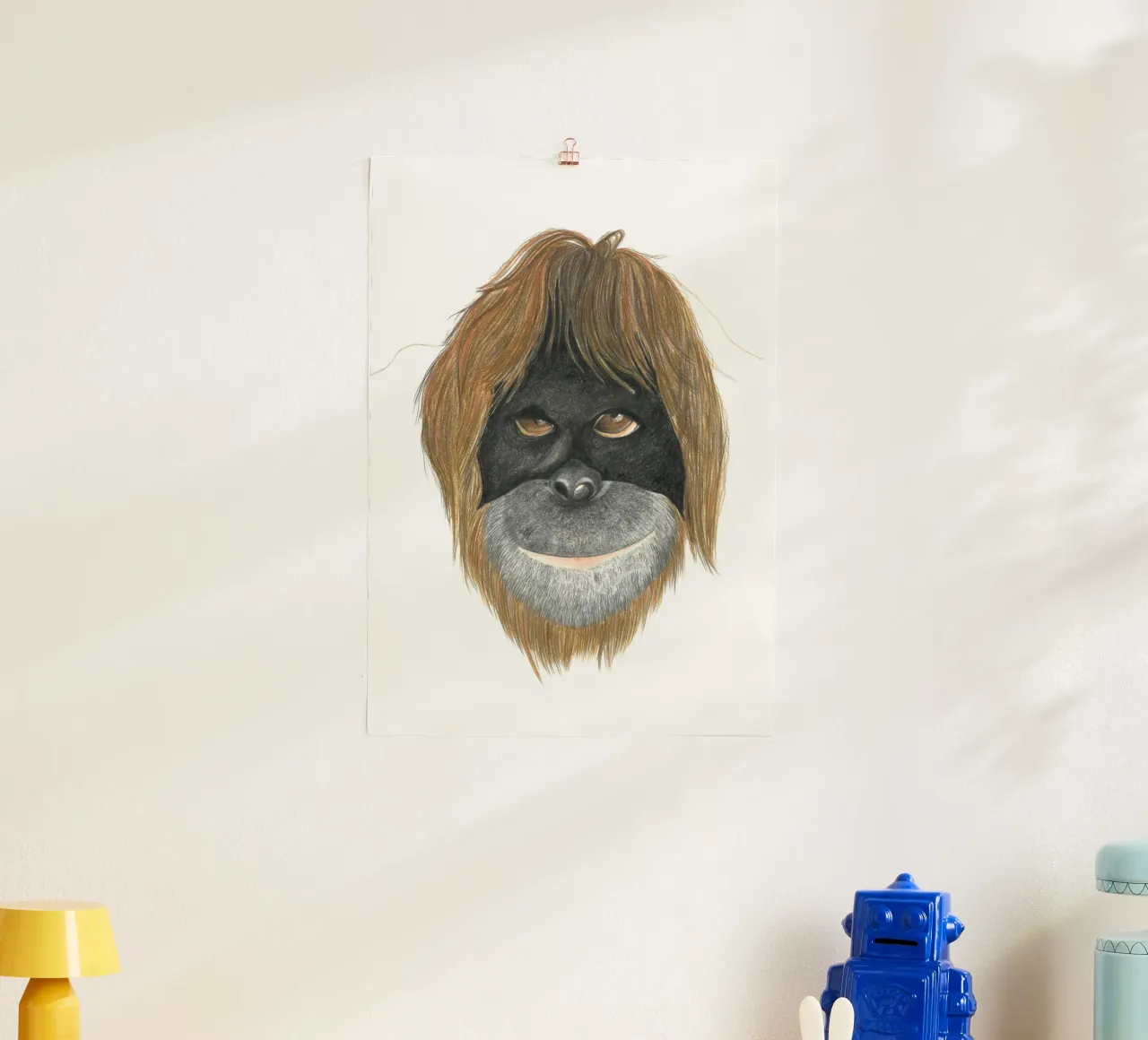 Orangutan carta hahnemühle da PENCILS & TALES