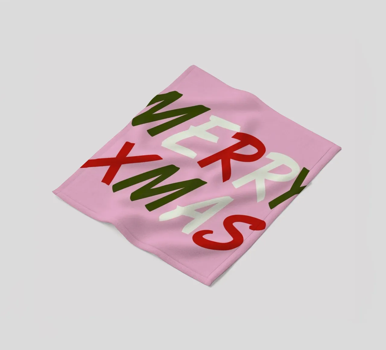 Merry Xmas coperta in pile da daylight design studio