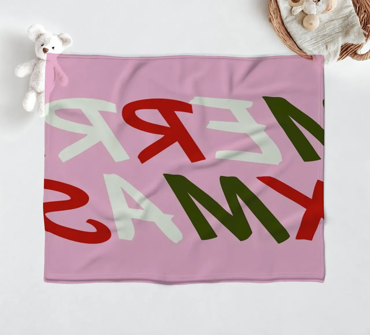 Merry Xmas coperta in pile da daylight design studio