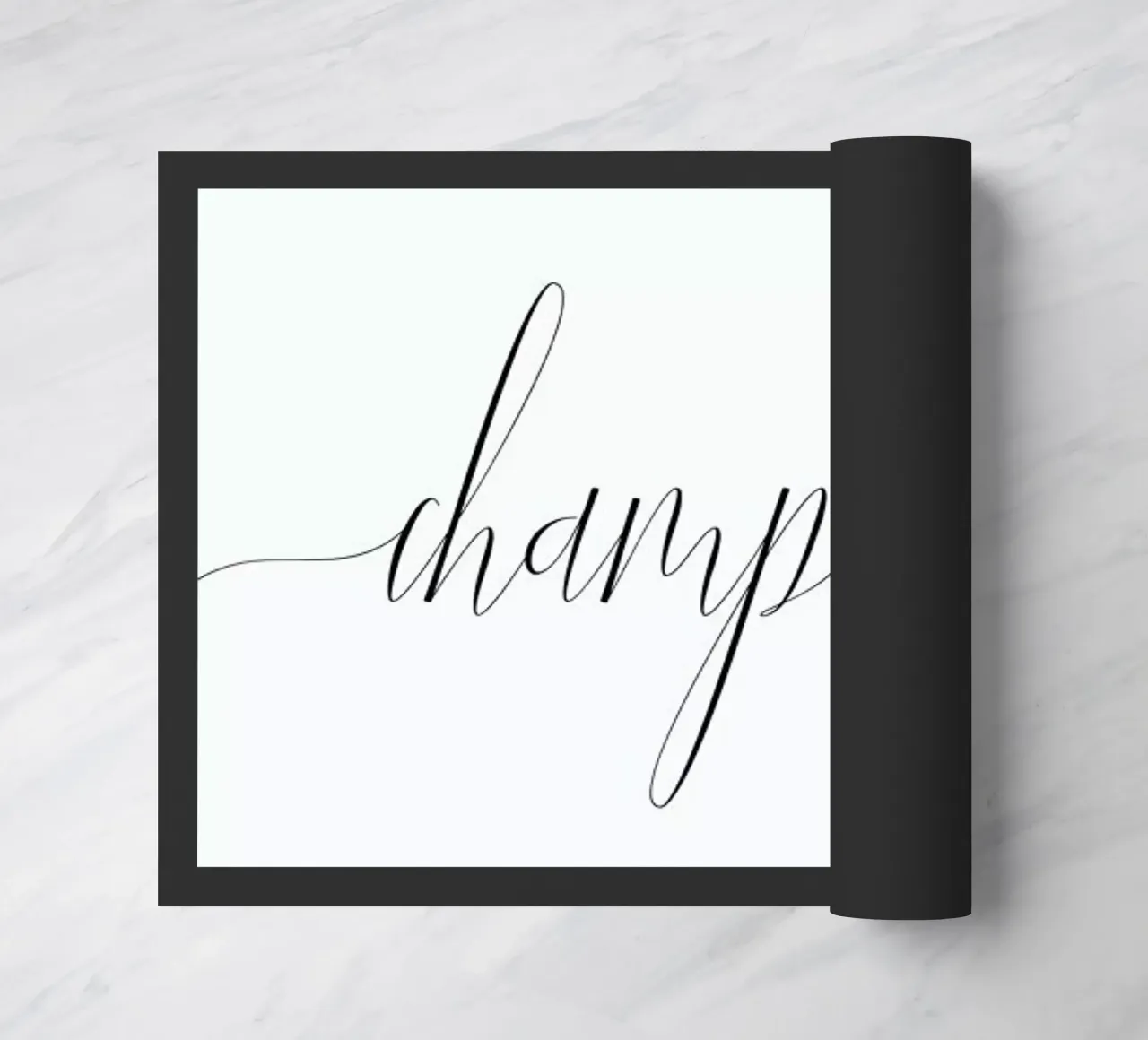 Champagne zerbino da typed