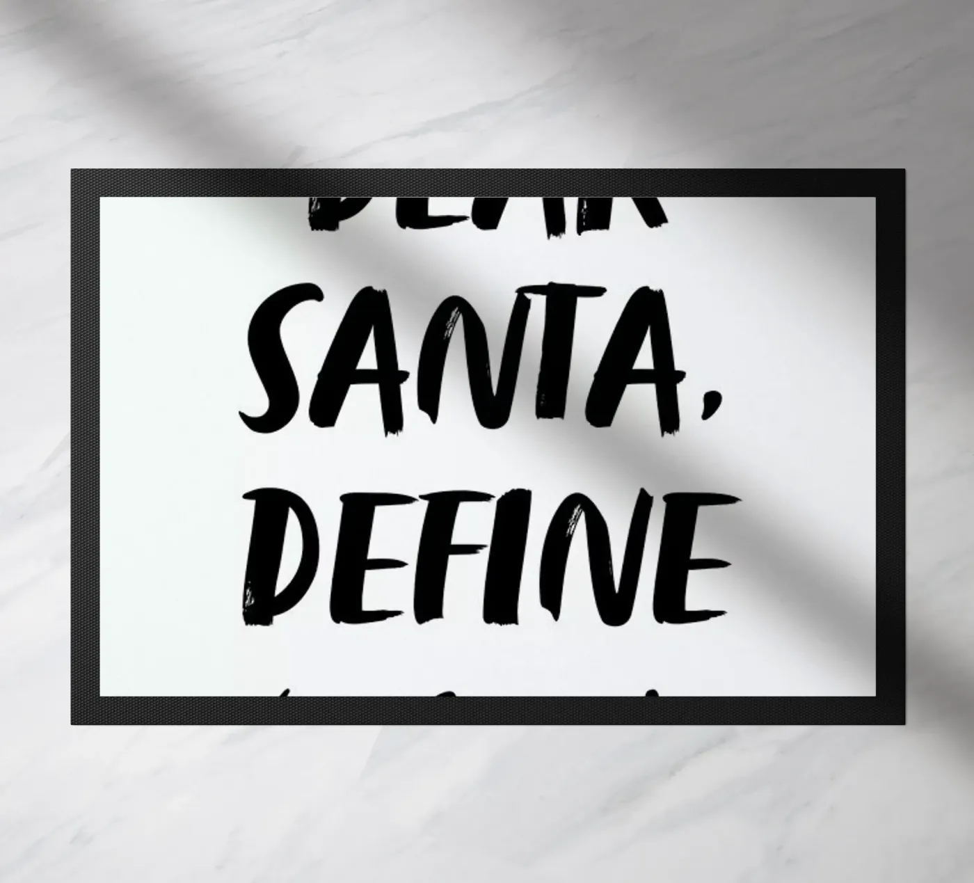 Dear Santa deurmat van daylight design studio