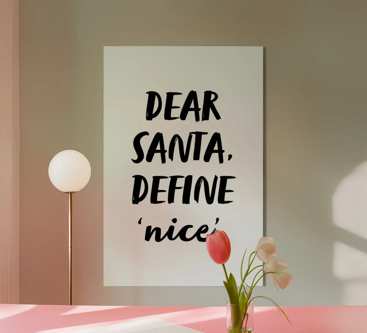 Dear Santa plexiglass da daylight design studio