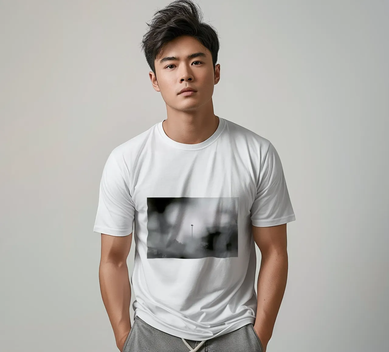 Blurred View t-shirt da Nur Mut