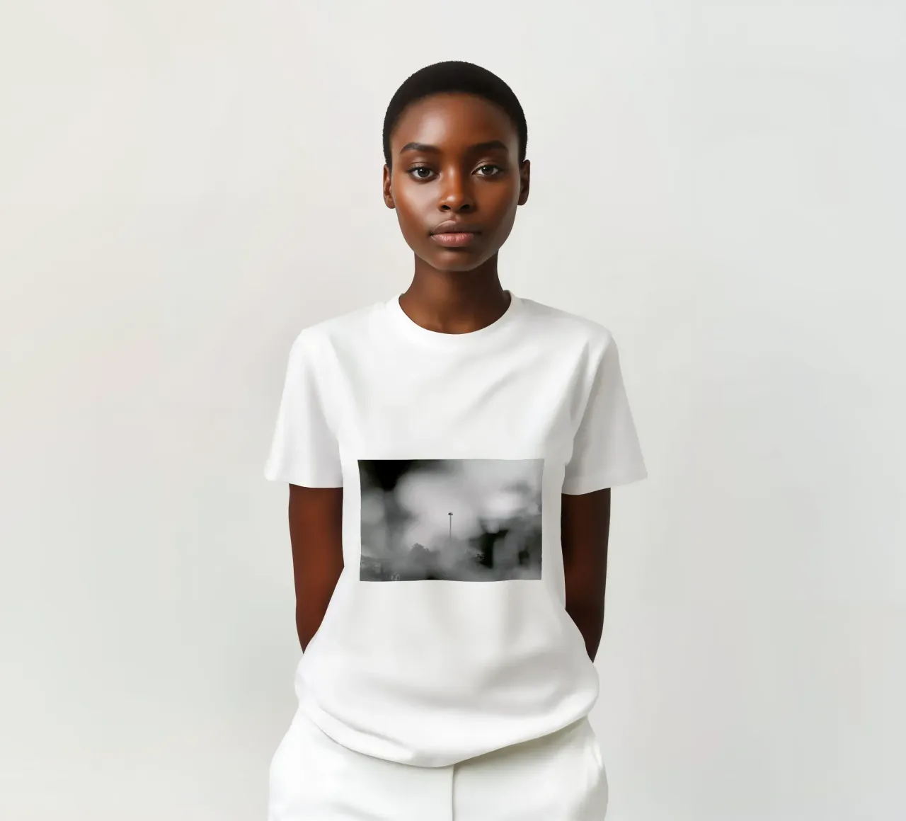 Blurred View t-shirt da Nur Mut