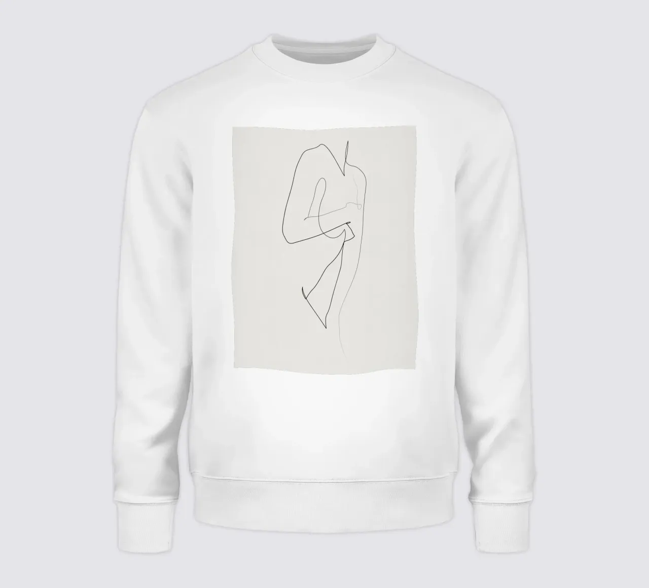 Sotto la curva - Linea nuda - A2510 felpa da Addillum