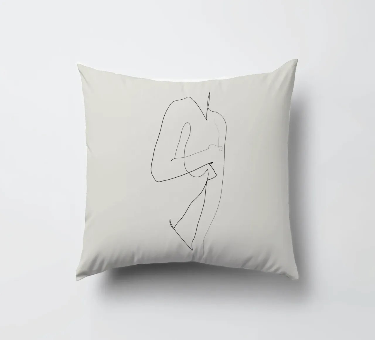 Sotto la curva - Linea nuda - A2510 cuscino da Addillum