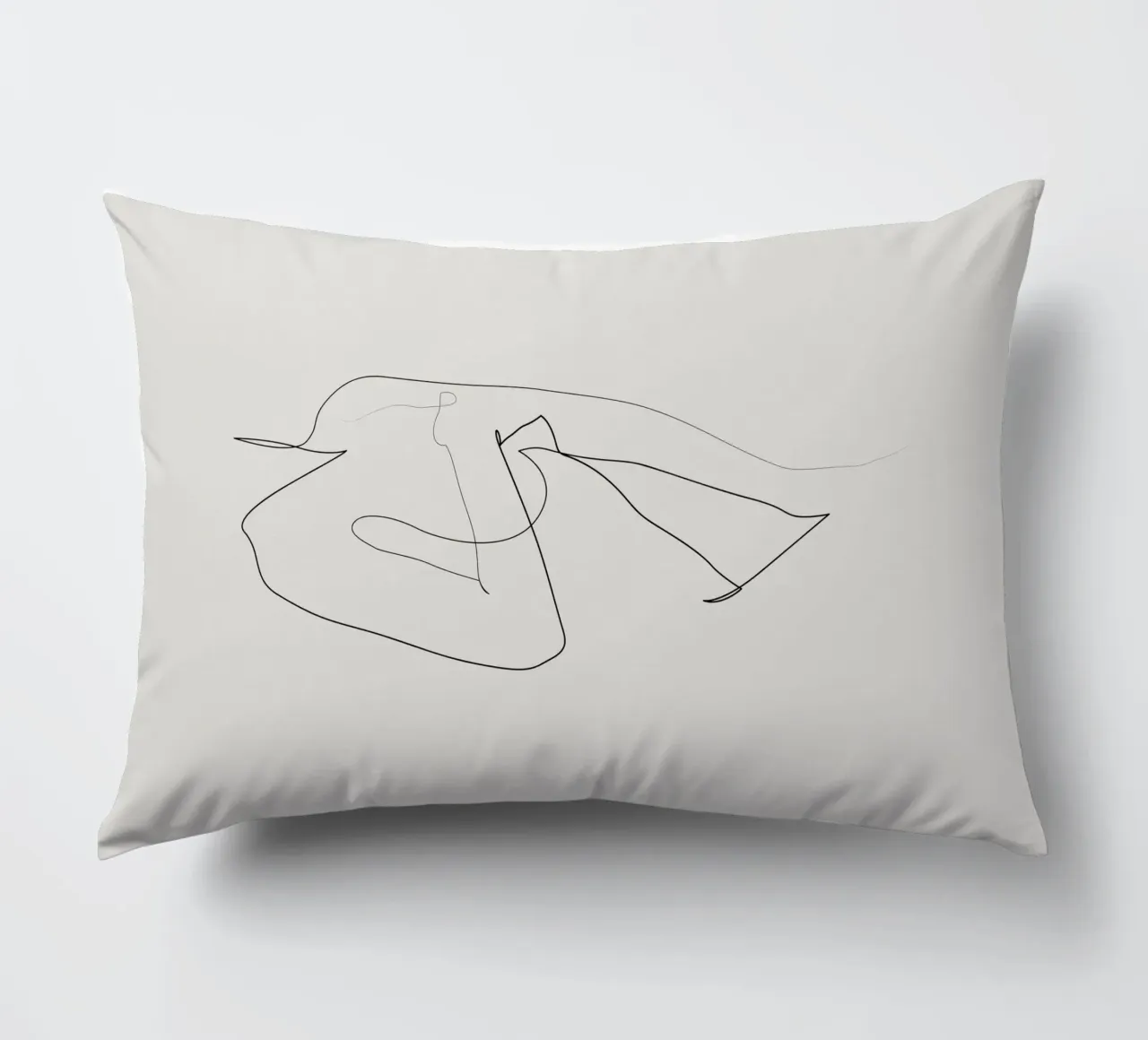 Sotto la curva - Linea nuda - A2510 cuscino da Addillum