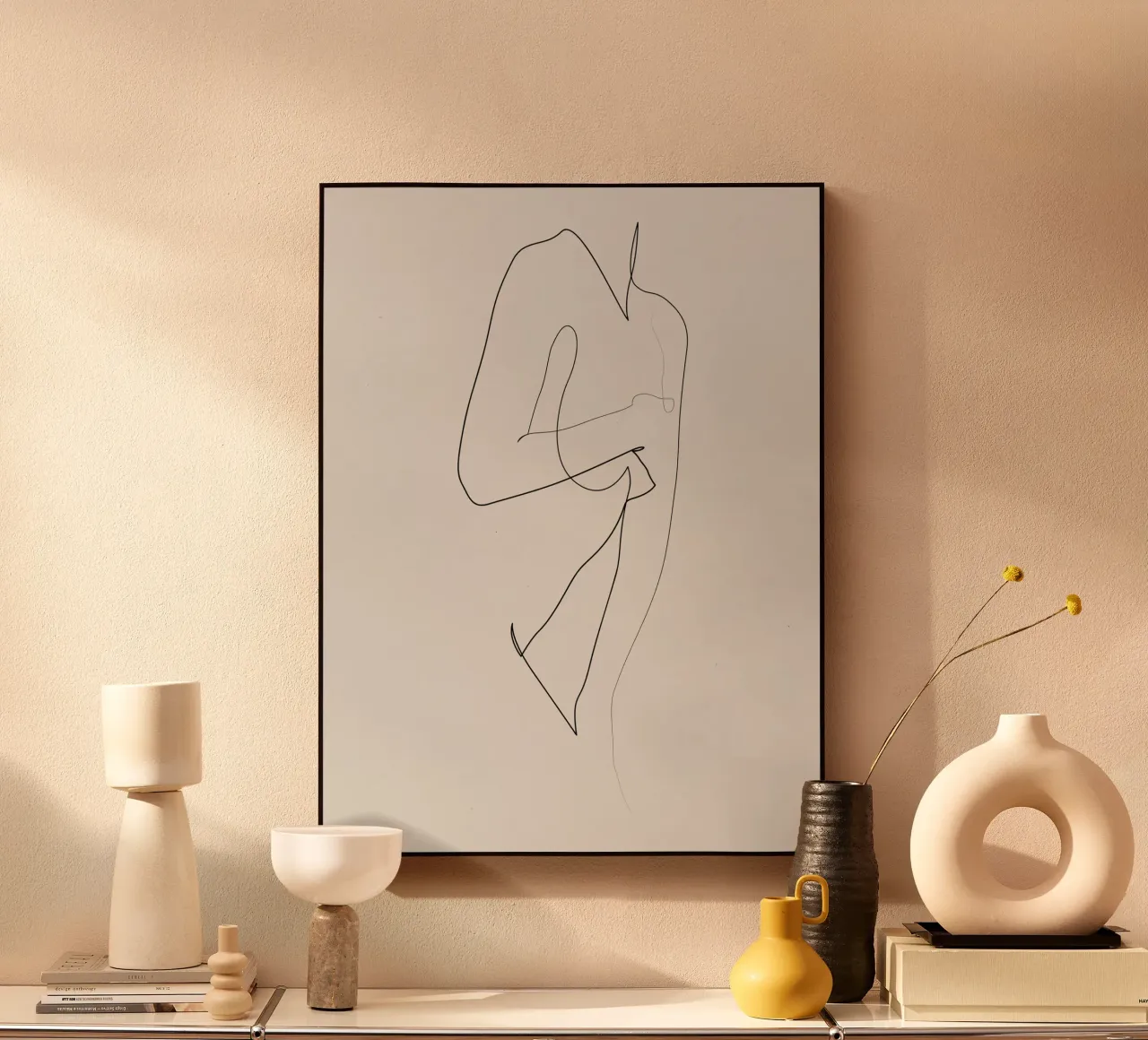 Sotto la curva - Linea nuda - A2510 plexiglass da Addillum