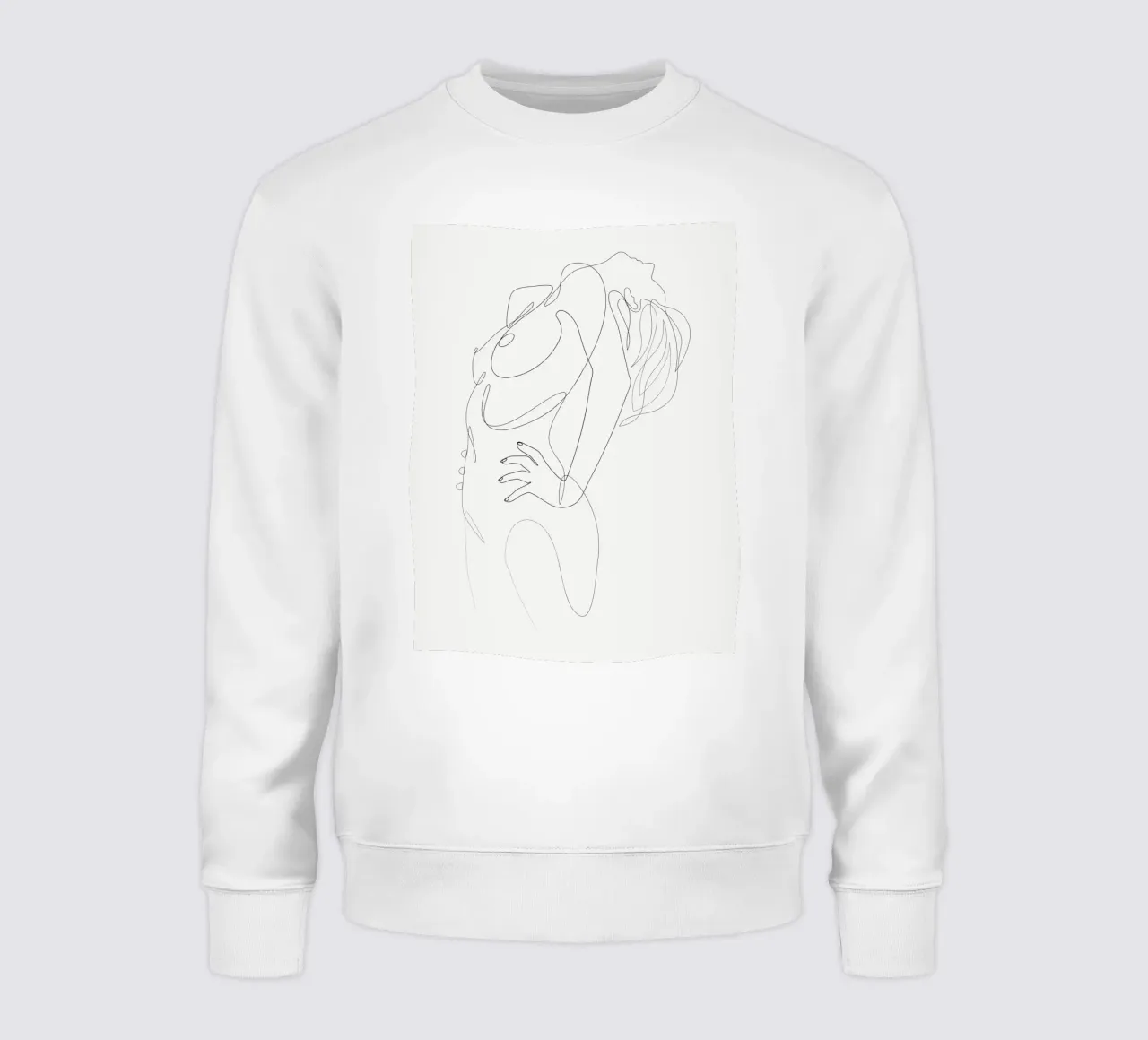 Linea nuda - A2516 felpa da Addillum