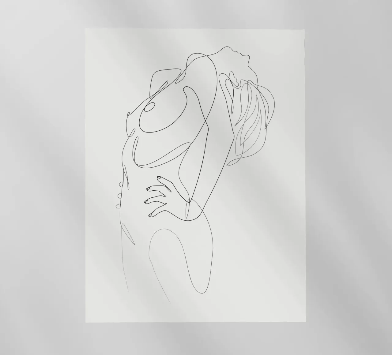 Linea nuda - A2516 pellicola backlit da Addillum