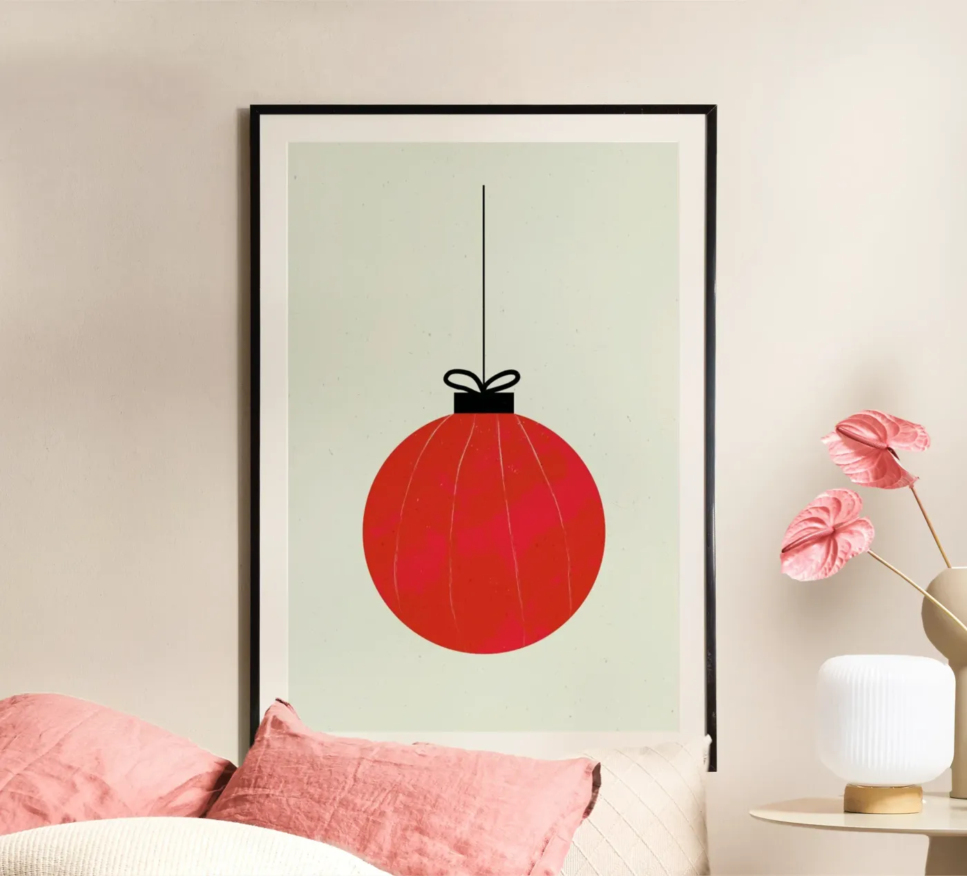 Christmas Bauble poster da daylight design studio