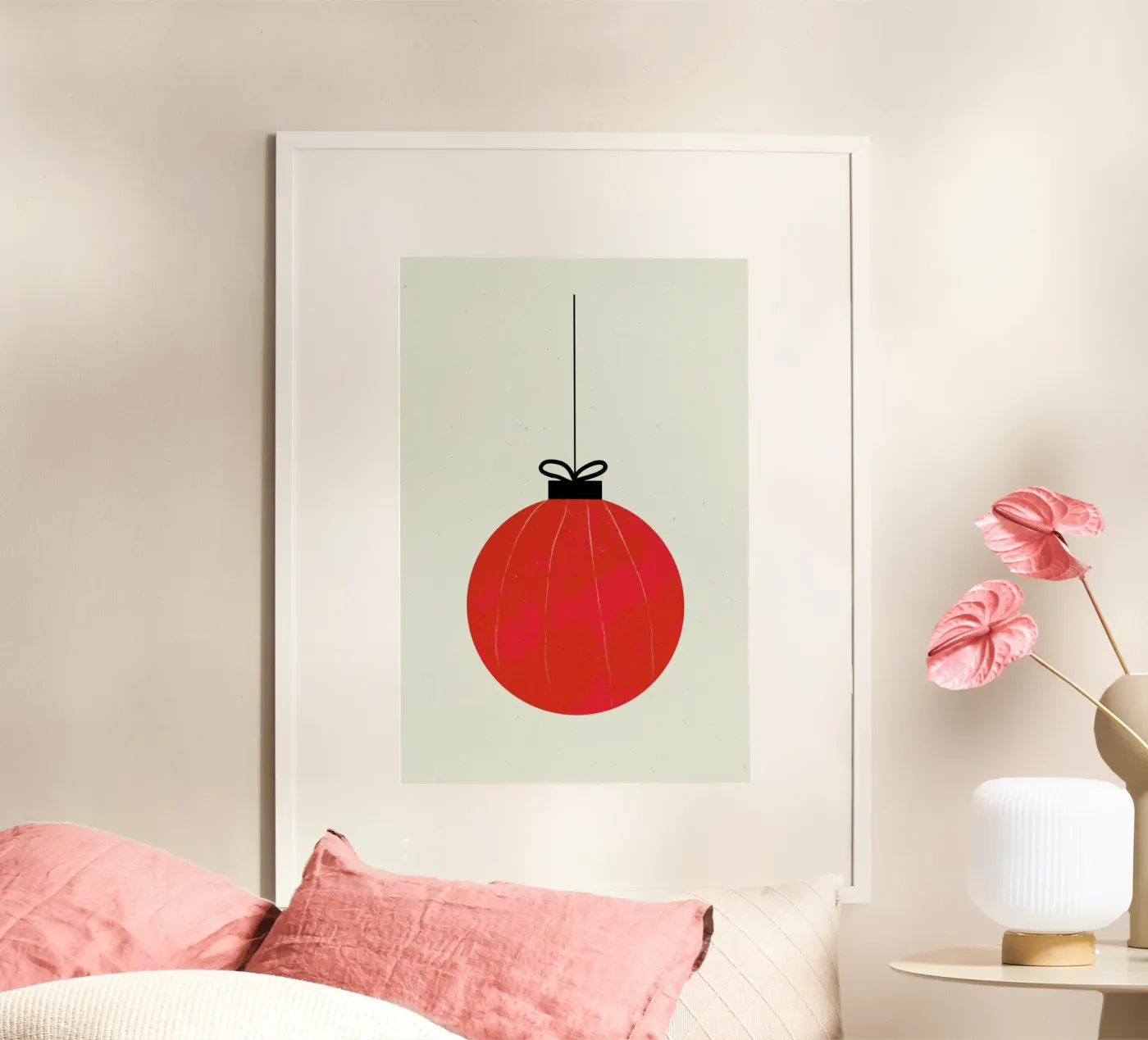 Christmas Bauble poster da daylight design studio