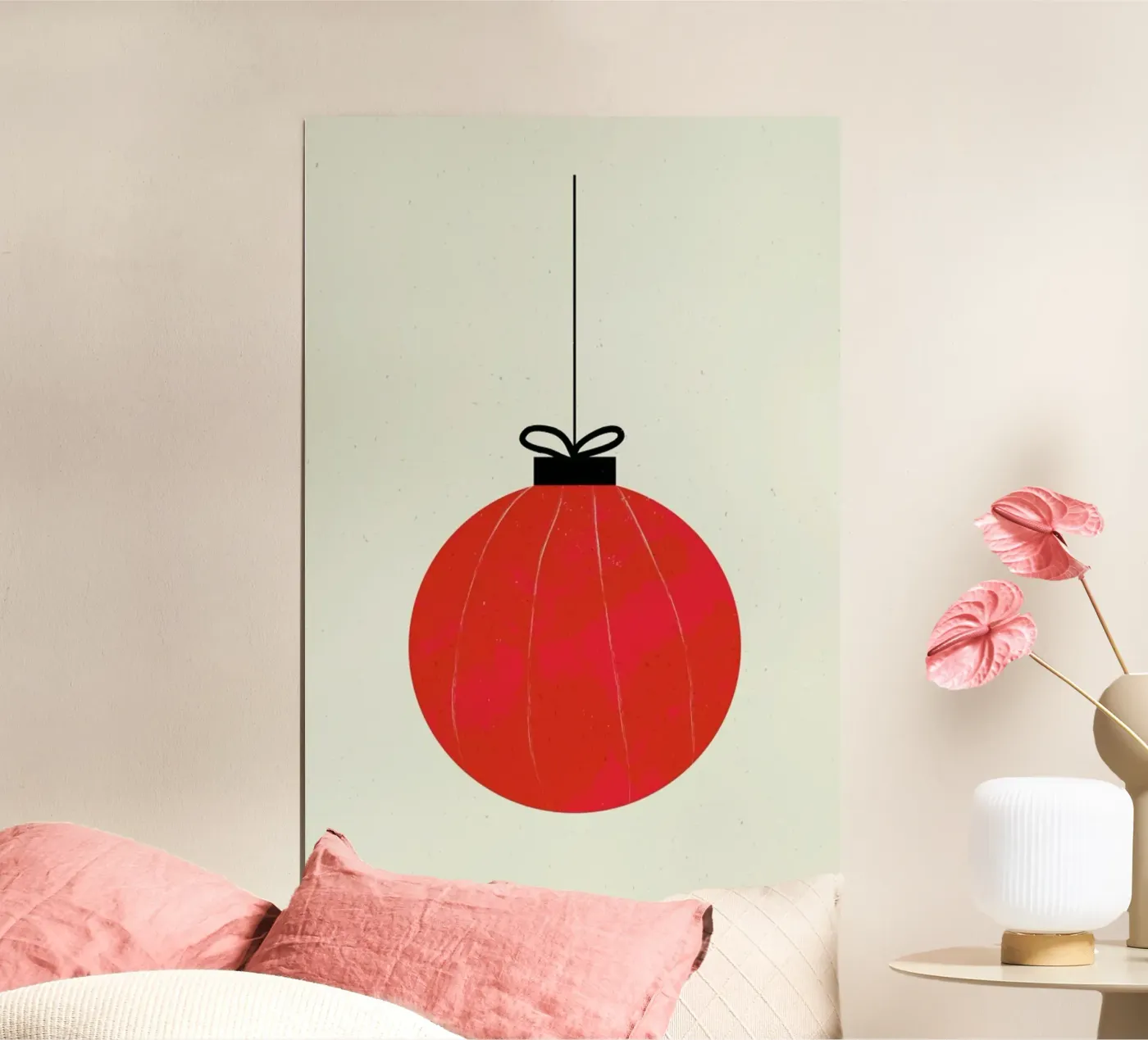 Christmas Bauble poster da daylight design studio