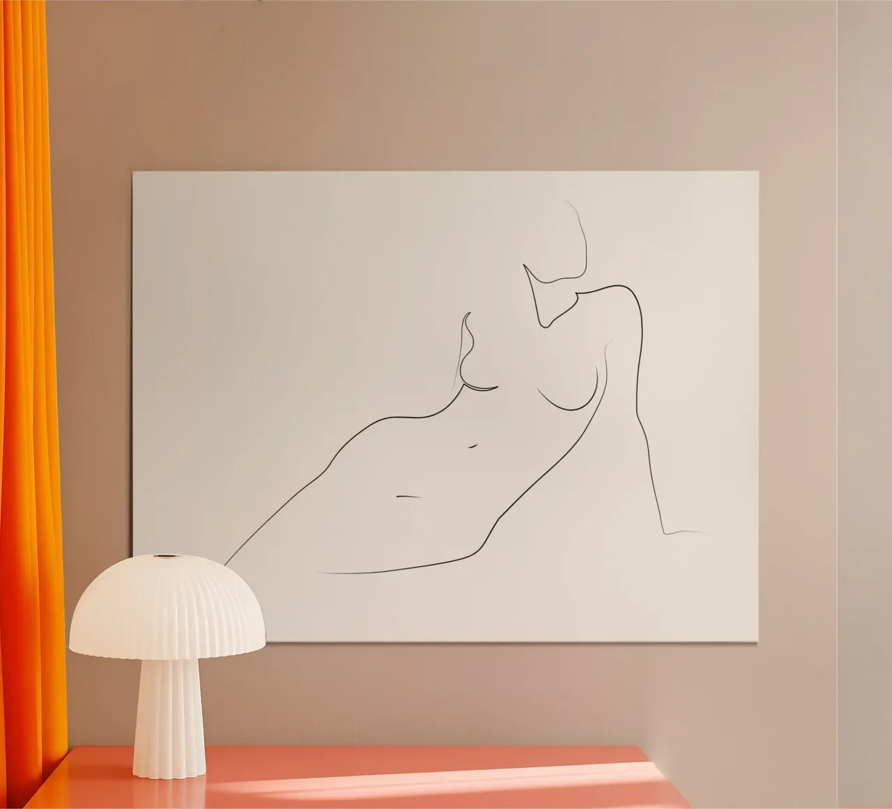 Linea nuda - A2517 carta hahnemühle da Addillum