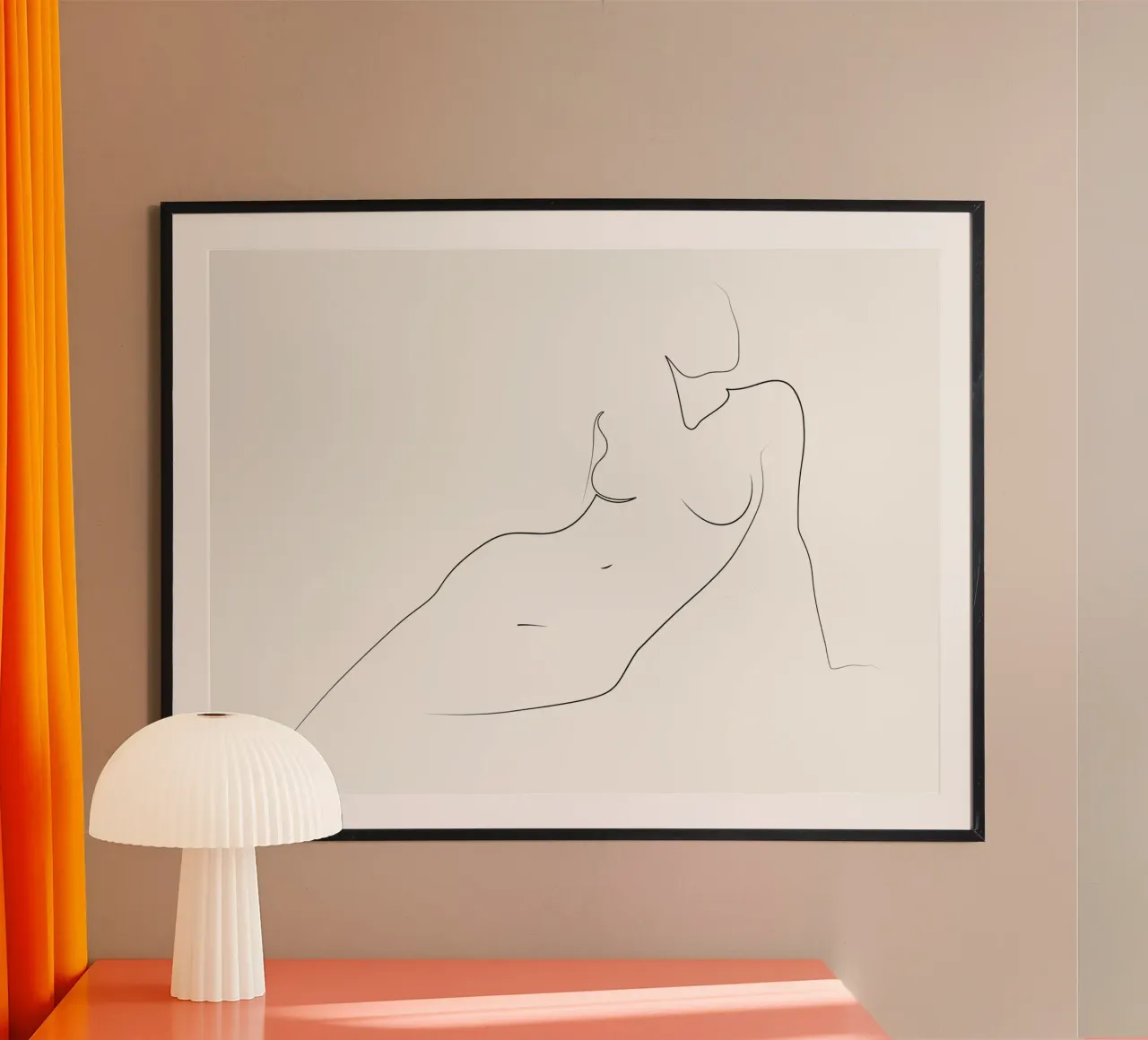 Linea nuda - A2517 carta hahnemühle da Addillum