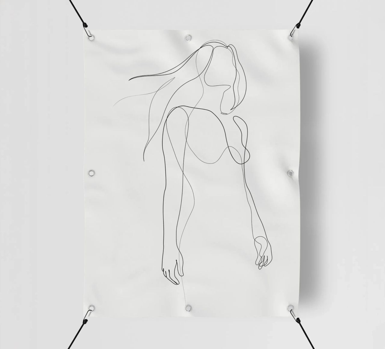 Velo - Figura di linea - A2519 telo in pvc da Addillum