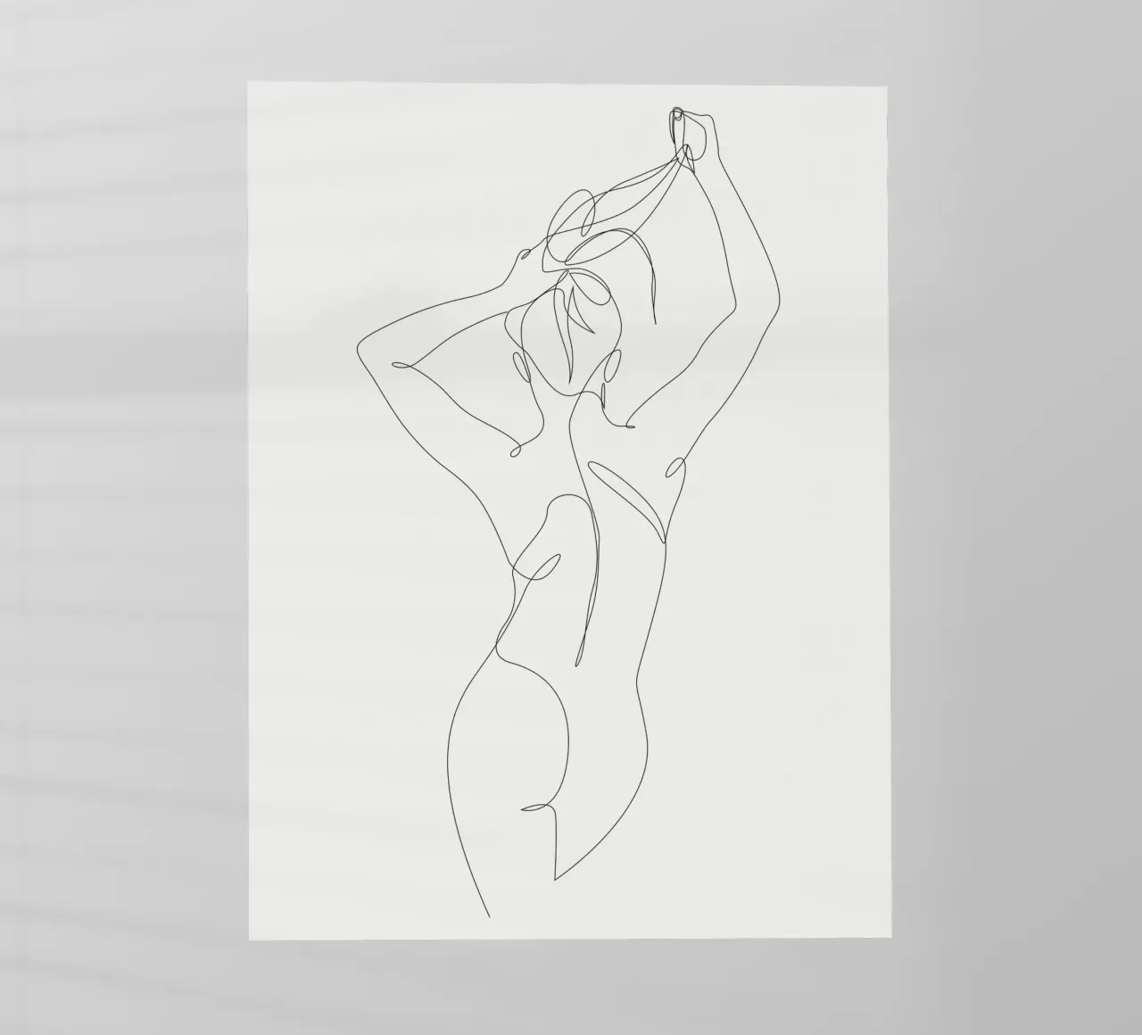 Alba - Una linea nuda - A2520 pellicola backlit da Addillum