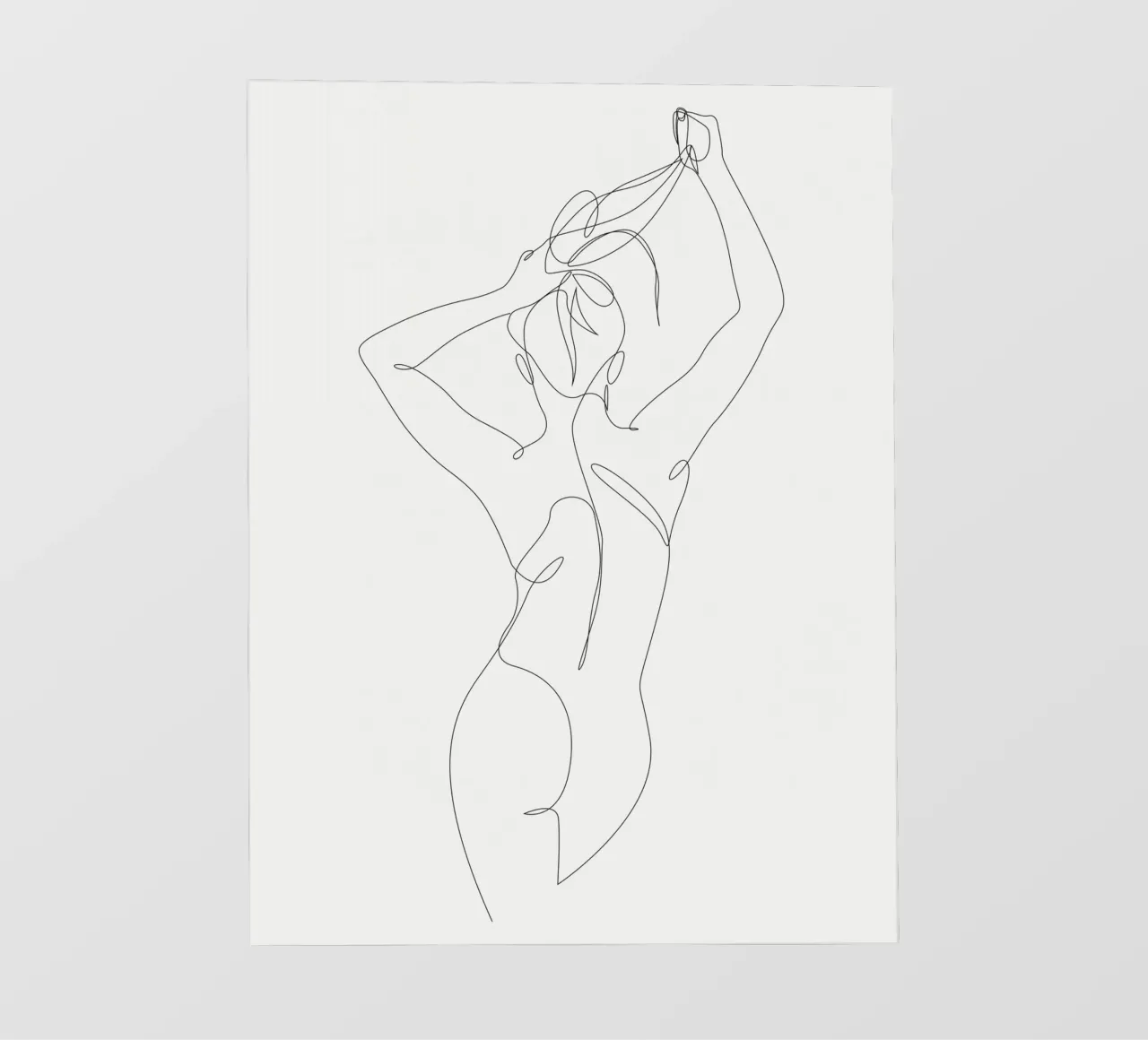 Alba - Una linea nuda - A2520 pellicola backlit da Addillum