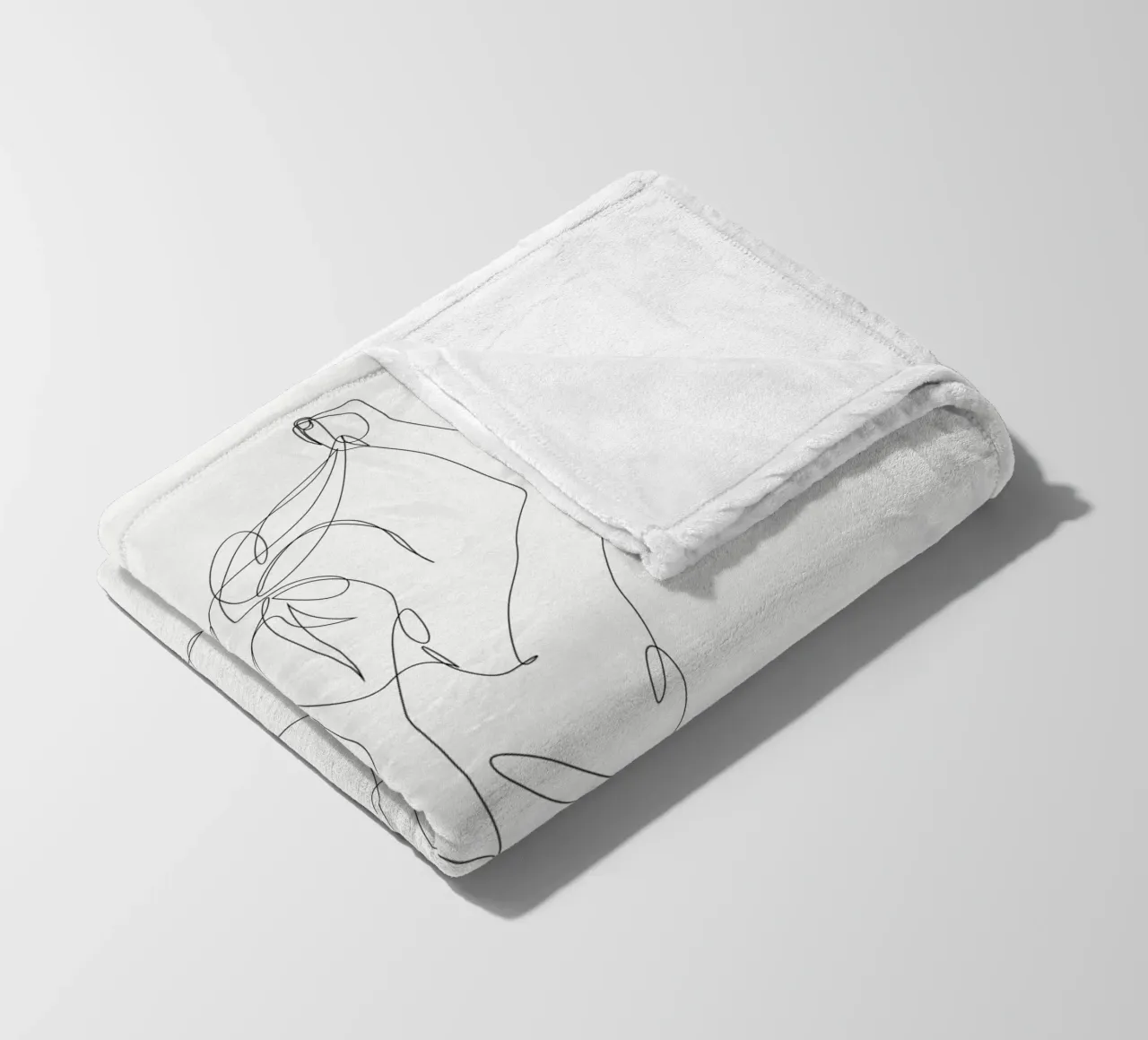 Alba - Una linea nuda - A2520 coperta in pile da Addillum