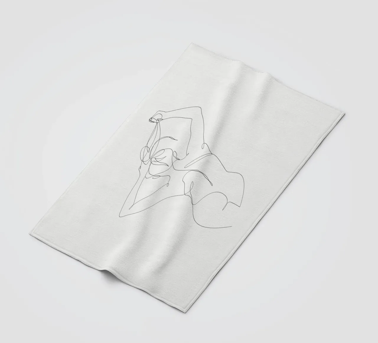 Alba - Una linea nuda - A2520 coperta in pile da Addillum