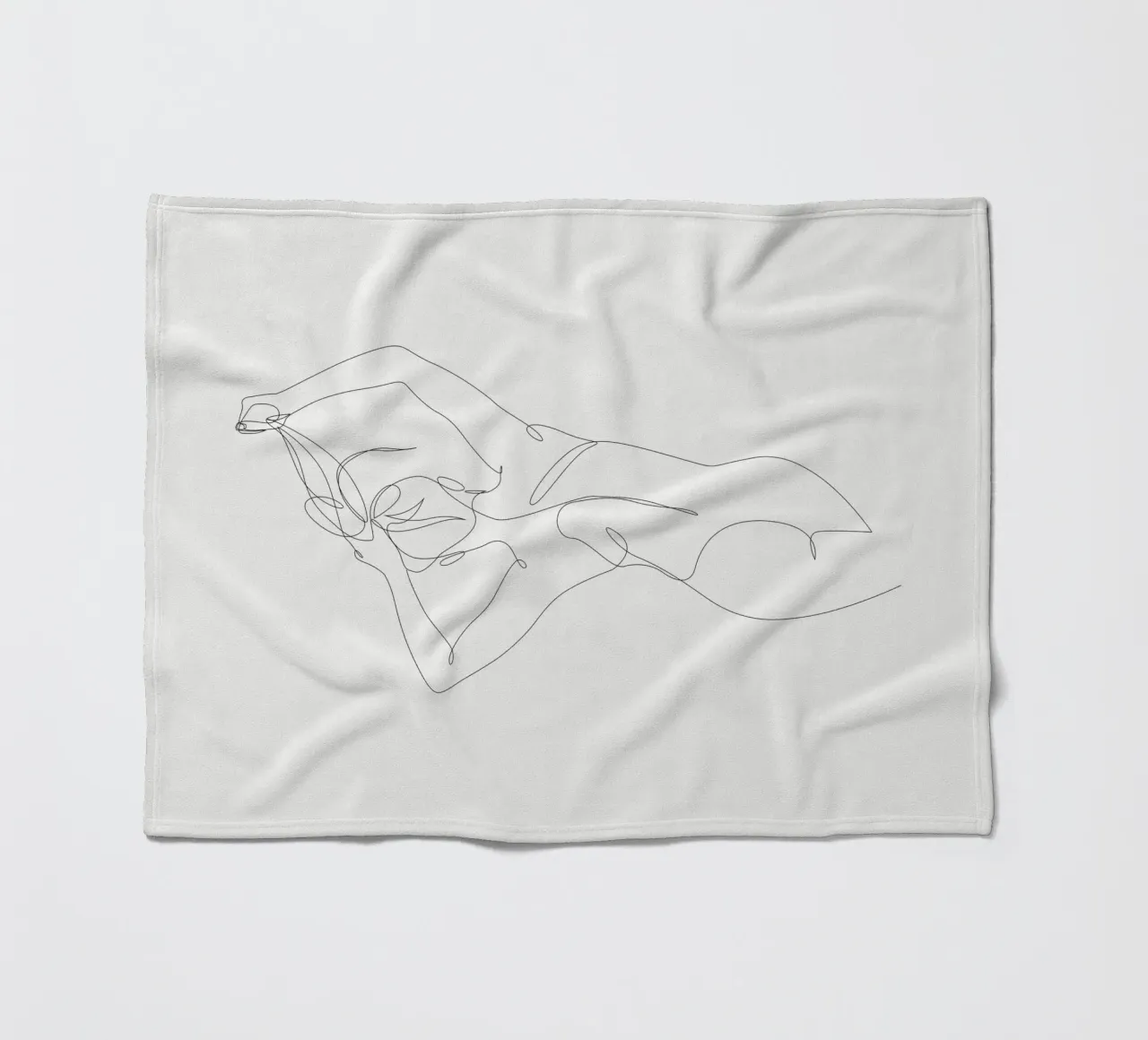 Alba - Una linea nuda - A2520 coperta in pile da Addillum