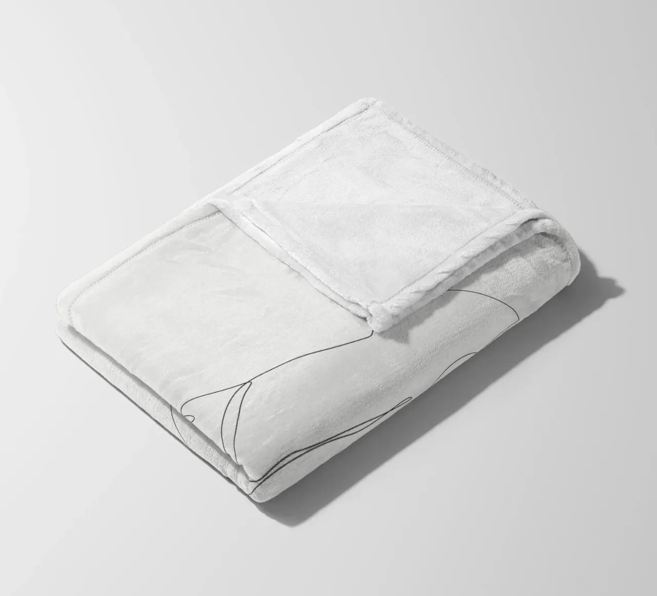Alba - Una linea nuda - A2520 coperta in pile da Addillum