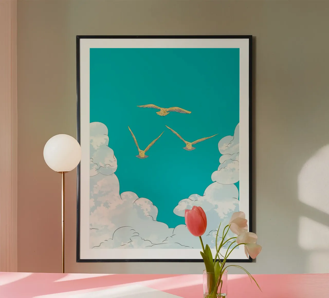 Birds in the Sky carta hahnemühle da Dreamer10
