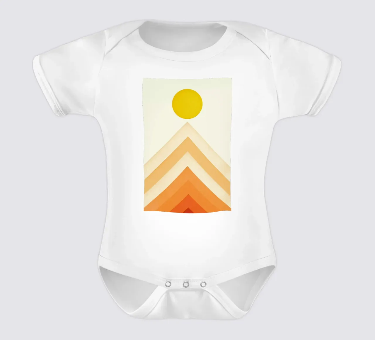 Mountainscape 4 body neonato maniche corte da Florent Bodart