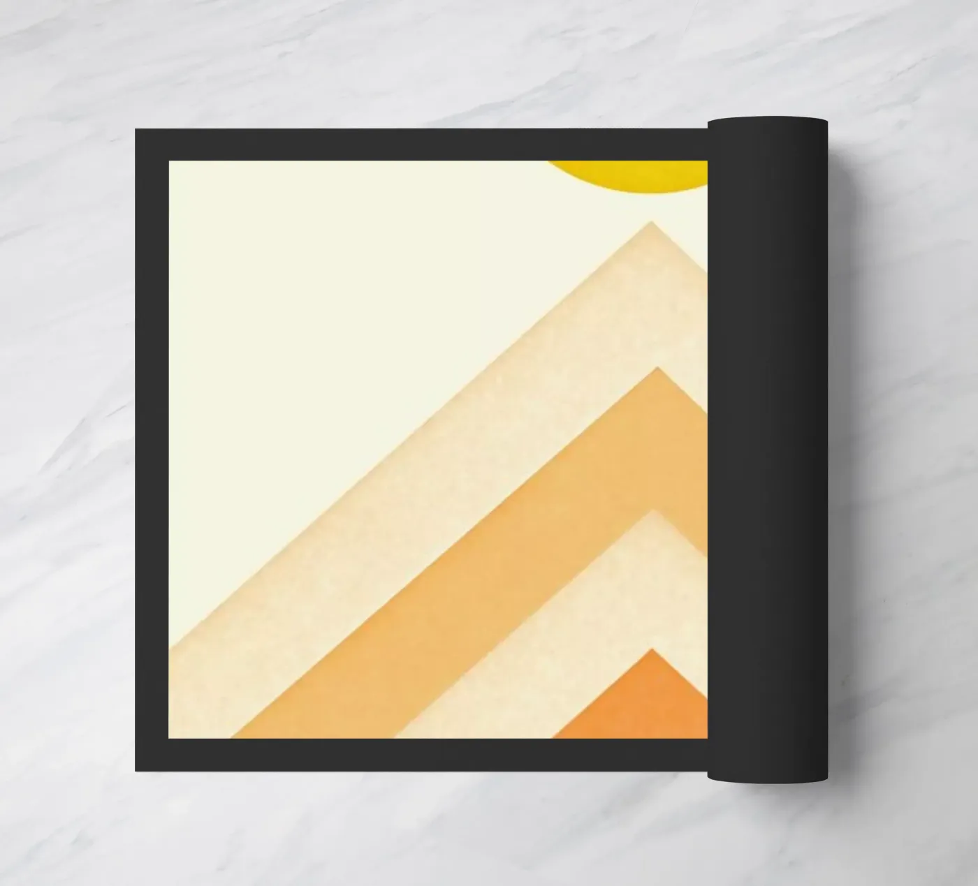 Mountainscape 4 doormat by Florent Bodart