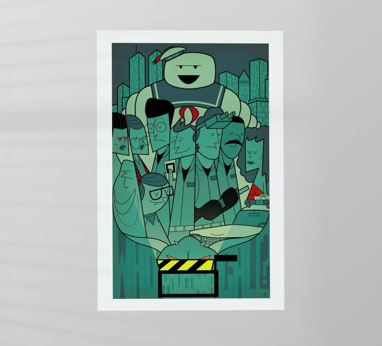 Who you gonna call? pellicola backlit da Ale Giorgini