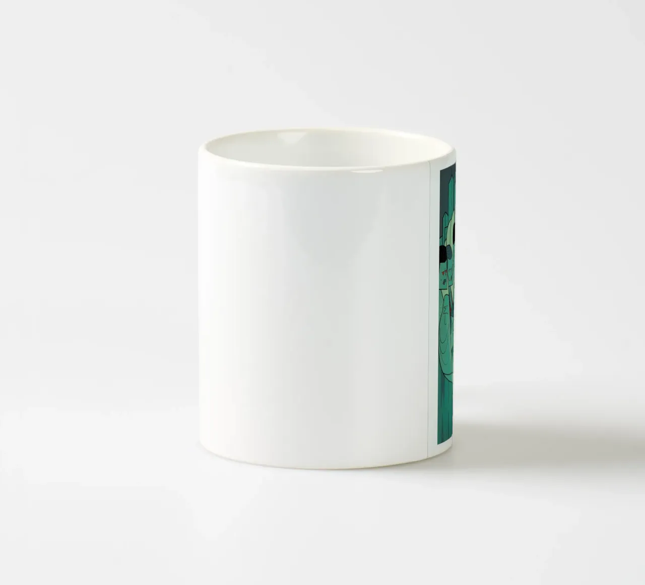 Who you gonna call? tazza in ceramica da Ale Giorgini