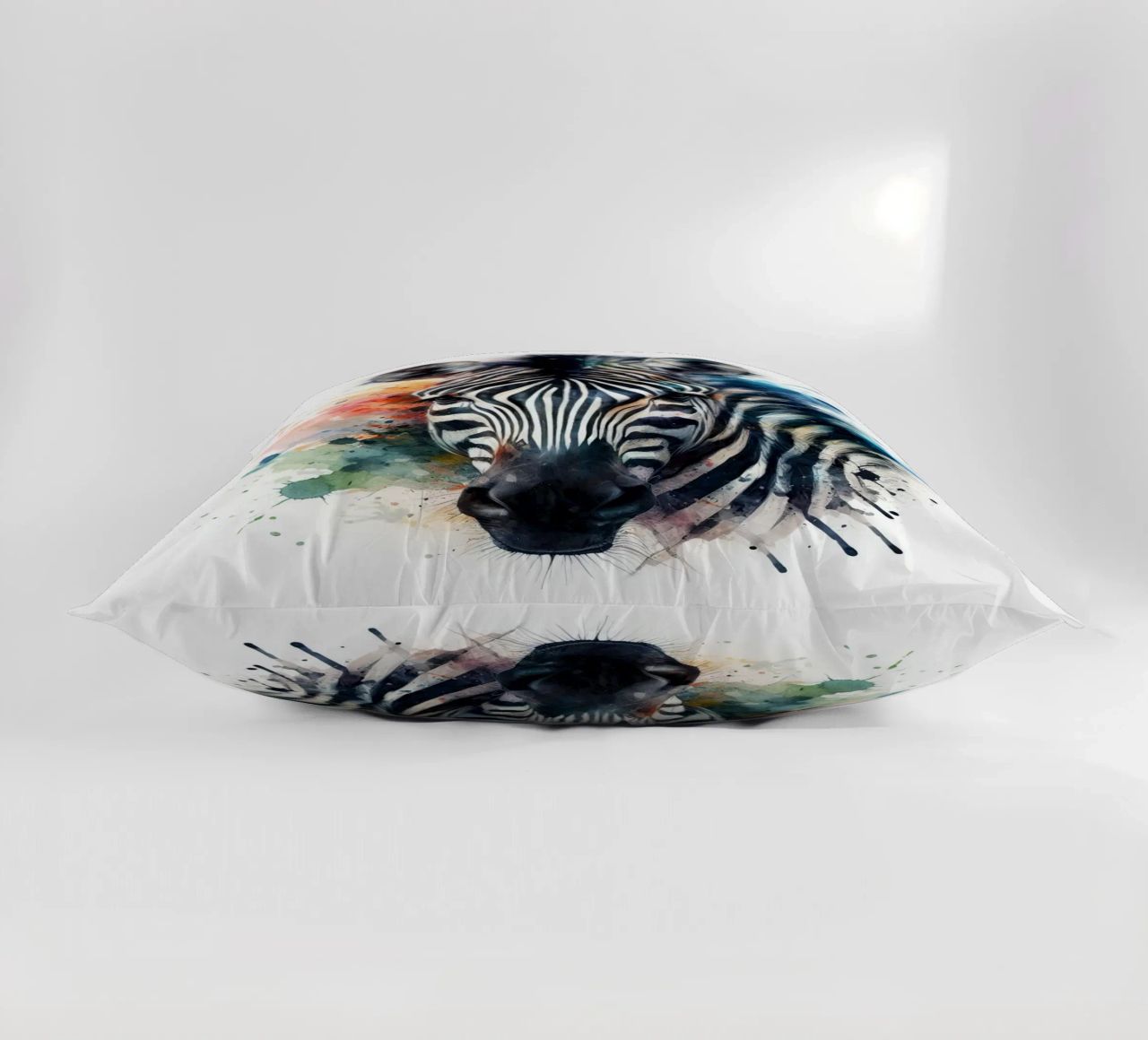 Zebra in acquerello cuscino da ARTVI-SHOP