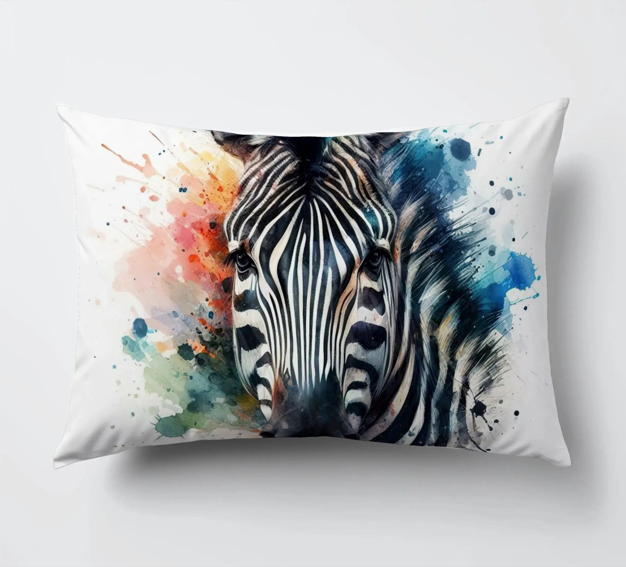 Zebra in acquerello cuscino da ARTVI-SHOP