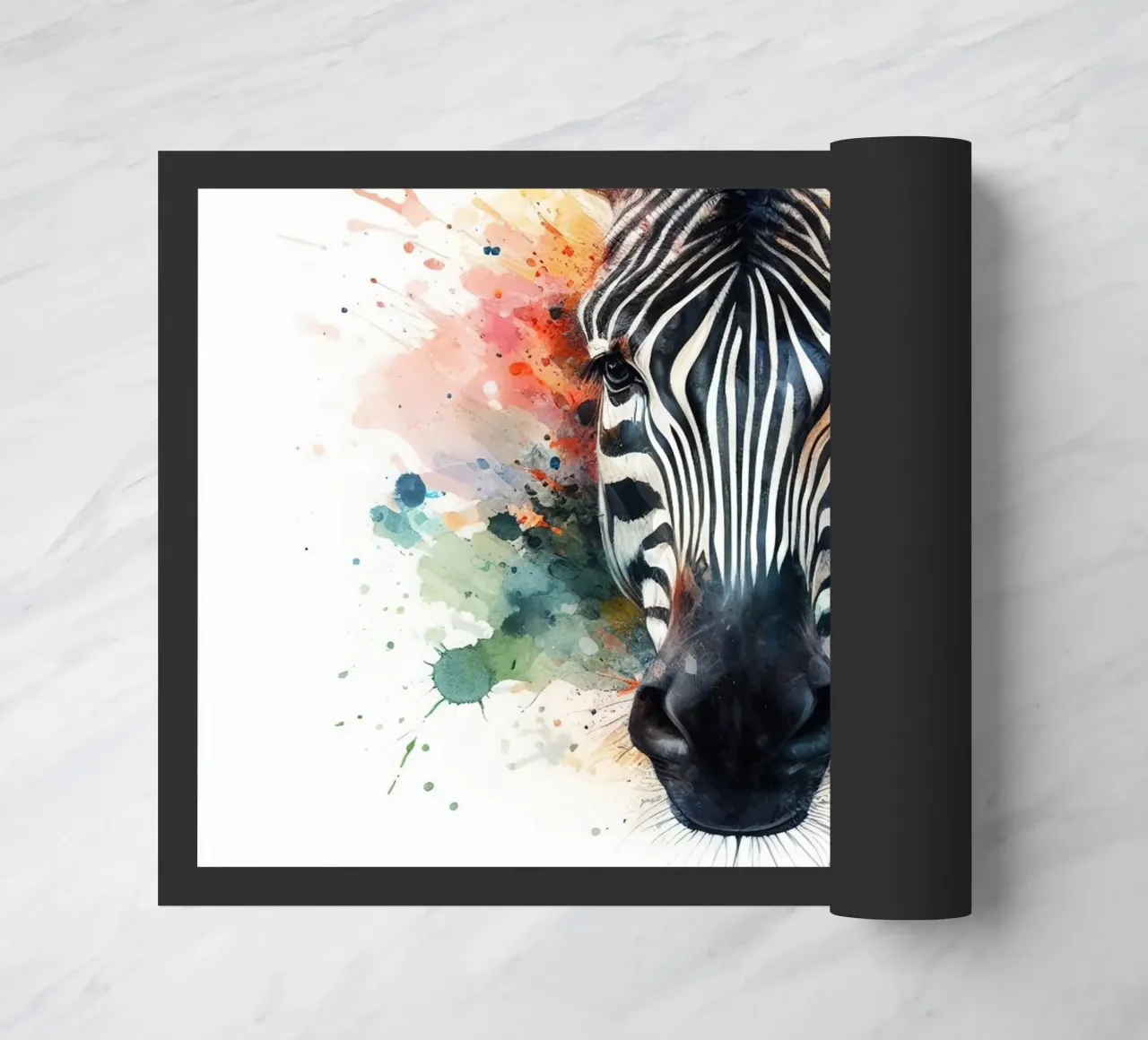 Zebra in acquerello zerbino da 🎁 NOBELART