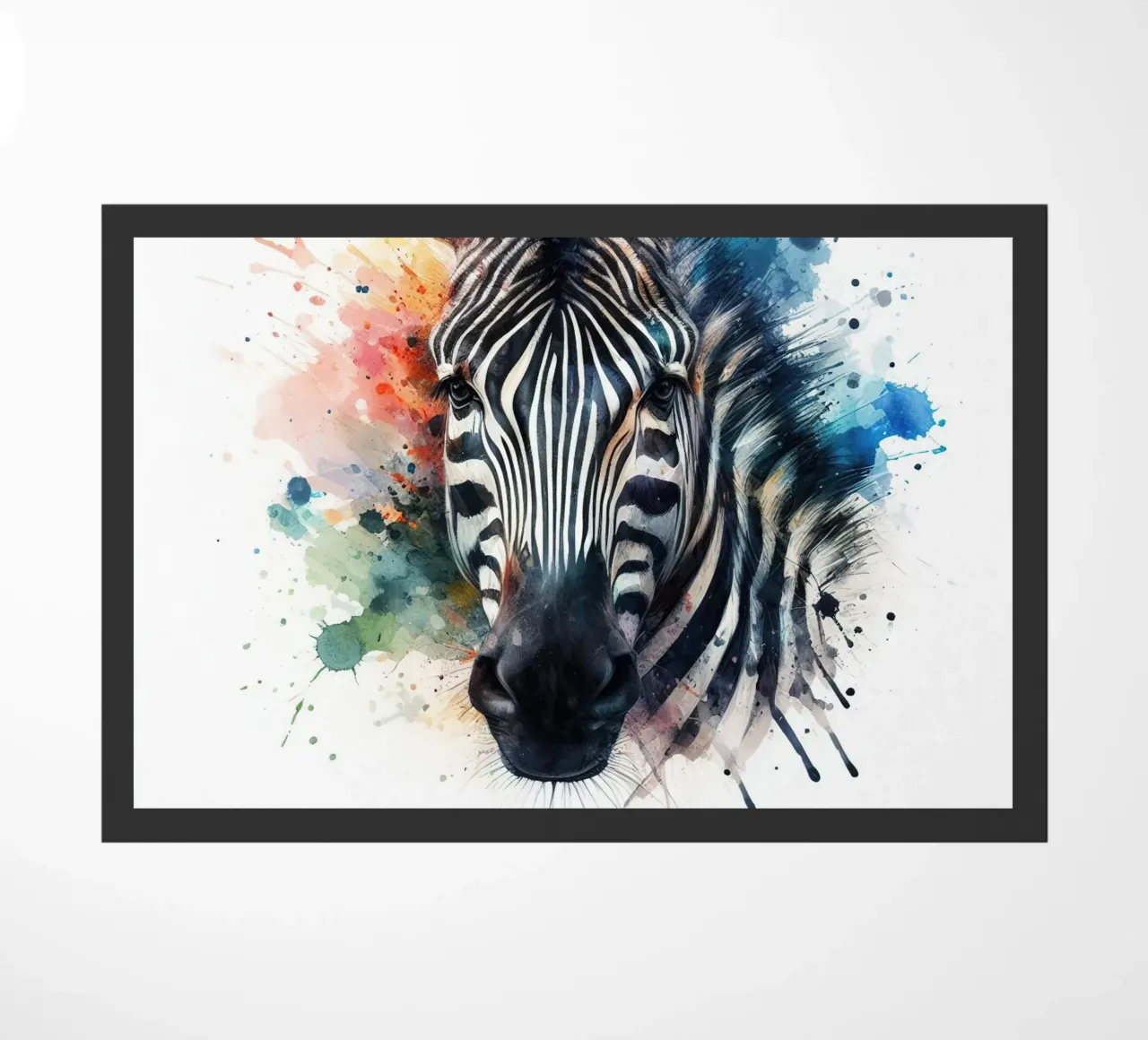 Zebra in acquerello zerbino da 🎁 NOBELART