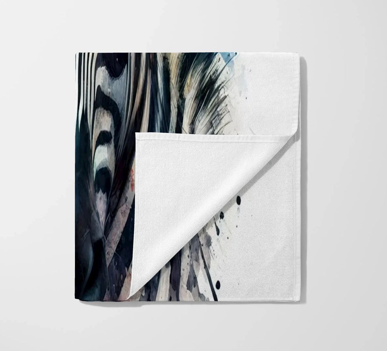 Zebra in acquerello telo mare da ARTVI-SHOP
