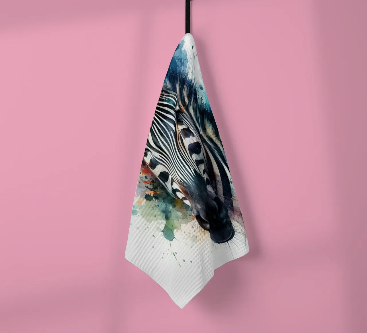 Zebra in acquerello canovaccio da cucina da ARTVI-SHOP