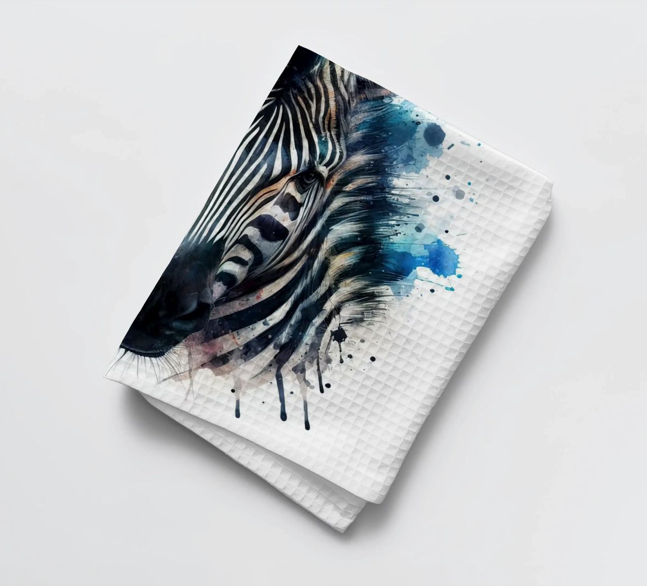 Zebra in acquerello canovaccio da cucina da ARTVI-SHOP