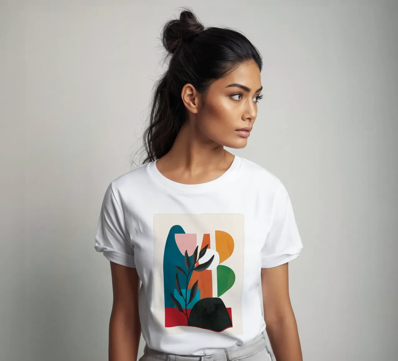 Abstract Minimal Shapes 53 t-shirt van Flow Line