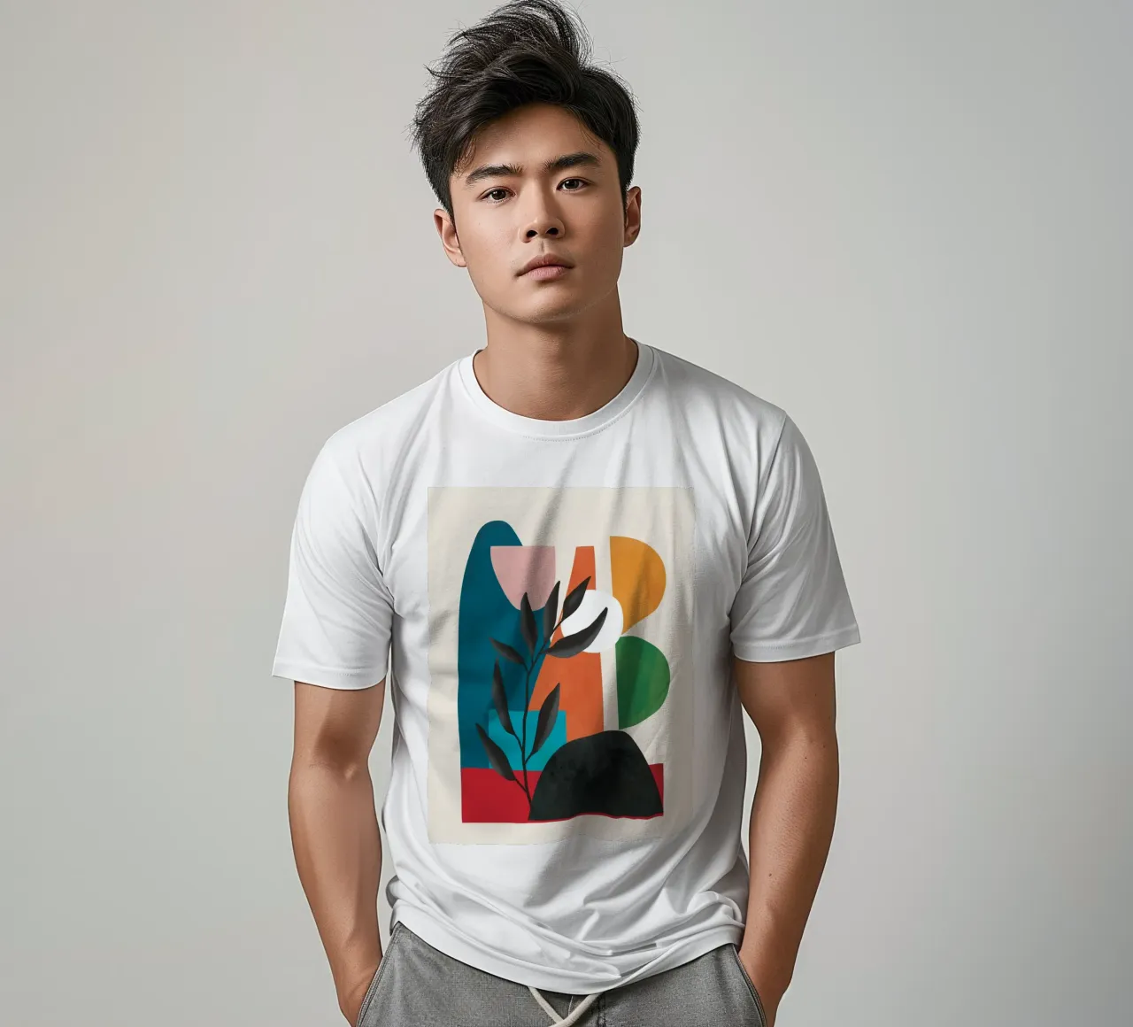 Abstract Minimal Shapes 53 t-shirt van Flow Line